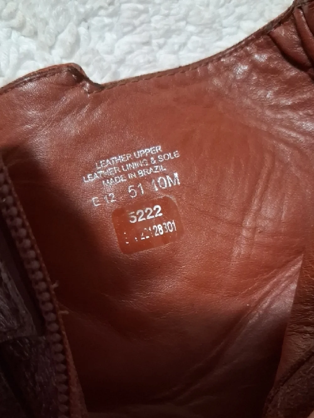 Tory Burch Cognac Leather Ankle Booties with Logo Accent
